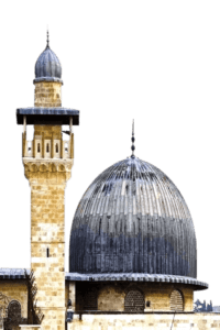 Al Aqsa Mosque Tower and Dome in old city of Jerusalem Masjid Al Aqsa Dome